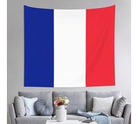 JZQZH French flag 60 x 51 Inch Horizontal Tapestry with Beautiful Print Suitable for Various Interior Decoration
