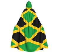 JZQZH jamaica flag Halloween Hooded Cloak Wizard Costume Suitable For Masquerade Carnival And Theme Party