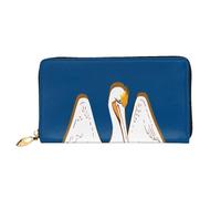 JZQZH Leather Wallet Light Waterproof Unique Louisiana State Flag Print for Daily Commuting and Traveling