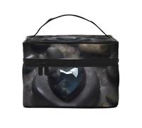 JZQZH Mysterious Love Stone Portable Cosmetic Bag Personalized Storage Organizer for Travel Camping Hotels and Long Distance Trips
