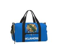 JZQZH Oklahoma State Flag Large Capacity Handheld Crossbody Bag Light Sturdy Water Repellent for Travel Outdoor