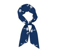 JZQZH South Carolina Flag Comfortable silk scarf, fashionable and skin-friendly, suitable for spring and autumn, dating, travel