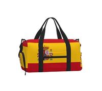 JZQZH Spanish flag Large Capacity Handheld Crossbody Bag Light Sturdy Water Repellent for Travel Outdoor