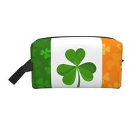 JZQZH Travel Toiletry Bag Large Capacity Storage for Small Items Portable Durable with Full irish flag Print Design