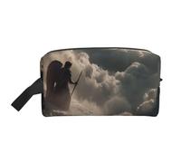 JZQZH Travel Toiletry Bag Large Capacity Storage for Small Items Portable Durable with Full Staring Into The Abyss Print Design
