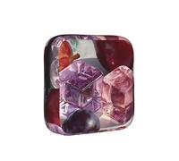 JZQZH Velvet Berries Sanitary Pad Storage Bag Compact for Daily Travel and Office Use with Zipper Carry With You