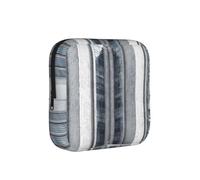 JZQZH White High-rise Buildings Sanitary Pad Storage Bag Compact for Daily Travel and Office Use with Zipper Carry With You