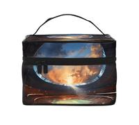 JZQZH Wonderful soccer game Portable Cosmetic Bag Personalized Storage Organizer for Travel Camping Hotels and Long Distance Trips