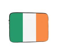 Jzslmj 10 Inch Shockproof Laptop Bag, Full Width Irish Flag Print Handbag Suitable For Business And Daily Use