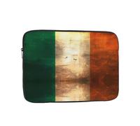 Jzslmj 10 Inch Shockproof Laptop Bag, Full Width Retro Irish Flag Print Handbag Suitable For Business And Daily Use