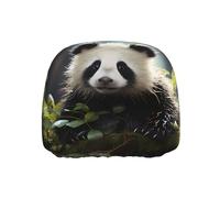 JZSLMJ Car Headrest Cover Elastic Interior Accessory Anti-Scratch Exquisite Panda Cubs in The Forest Print