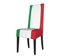 JZSLMJ Exquisite Italy Flag Chair Covers Elasticity Protective Case for Home Hotel Dining Room Decoration