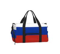 Jzslmj Handheld Crossbody Luggage Bag Exquisite Russian Flag Print Light Sturdy Water Repellent For Travel Carry