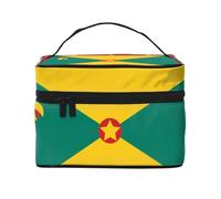 JZSLMJ Portable Cosmetic Bag Large Capacity Multiple Compartments All-Match Flag of Grenada Print Travel Partner