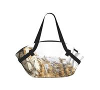 JZSLMJ Sad Tiger Foldable Camping Bag for Outdoor Picnic and Beach Use Comfort Spacious and Durable Cushion