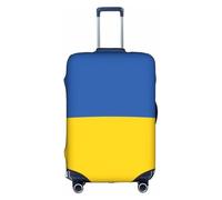 Jzslmj Scratch-Resistant And Dust-Proof Flag Of Ukraine Luggage Cover Small With Durable And Stylish Outdoor Protector