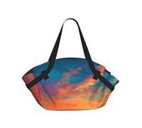 JZSLMJ Seagulls Chasing The Sun Foldable Camping Bag for Outdoor Picnic and Beach Use Comfort Spacious and Durable Cushion