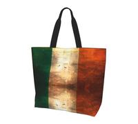 Jzslmj Women'S Large Capacity Shoulder Bag For Daily Use Light And Durable With Beautiful Retro Irish Flag Print
