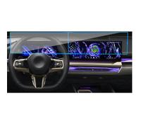 JZsmsai Screen Protector for BMW i5 2023-2025, 1Set GPS Navigation and Dashboard LCD Screen HD Tempered Glass ACentral Control Split Film