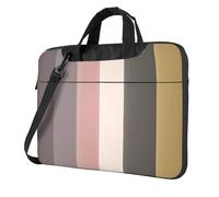 JZSTY A warm and rustic colour scheme Shockproof Laptop Bag 13 inch Light Durable Polyester Material for Business and Everyday Use