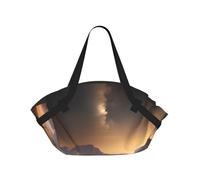 JZSTY Desert Stars Foldable Camping Bag for Outdoor Picnic Beach Use Comfortable Light Thick Sturdy Durable