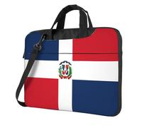 JZSTY Dominican Republic Shockproof Laptop Bag 13 inch Light Durable Polyester Material for Business and Everyday Use