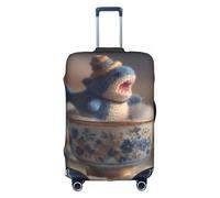 JZSTY Durable and Stylish Shark Brew Suitcase Cover Medium for Travel and Business Scratch-Resistant Dust-Proof