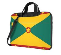 JZSTY Flag of Grenada Shockproof Laptop Bag 15.6 inch Light Durable Polyester Material for Business and Everyday Use