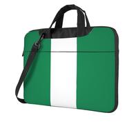 JZSTY Flag of Nigeria Shockproof Laptop Bag 13 inch Light Durable Polyester Material for Business and Everyday Use