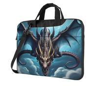 JZSTY Flying Dragon Shockproof Laptop Bag 14 inch Light Durable Polyester Material for Business and Everyday Use