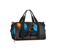 JZSTY Handheld Crossbody Luggage Bag Light Sturdy with Beautiful Azure Grace print for Various Outdoor Activities