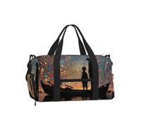 JZSTY Handheld Crossbody Luggage Bag Light Sturdy with Beautiful DreamTide print for Various Outdoor Activities