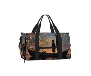JZSTY Handheld Crossbody Luggage Bag Light Sturdy with Beautiful DreamTide print for Various Outdoor Activities