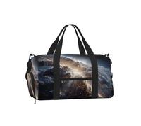 JZSTY Handheld Crossbody Luggage Bag Light Sturdy with Beautiful Nebula Journey print for Various Outdoor Activities