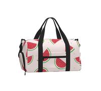 JZSTY Handheld Crossbody Luggage Bag Light Sturdy with Beautiful Pink watermelon print for Various Outdoor Activities