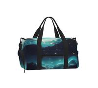 JZSTY Handheld Crossbody Luggage Bag Light Sturdy with Beautiful Science Fiction Stars print for Various Outdoor Activities