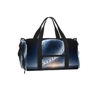 JZSTY Handheld Crossbody Luggage Bag Light Sturdy with Beautiful Starry Voyage print for Various Outdoor Activities