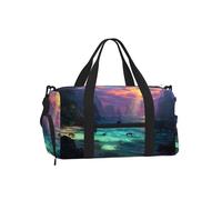 JZSTY Handheld Crossbody Luggage Bag Light Sturdy with Beautiful Underwater World print for Various Outdoor Activities