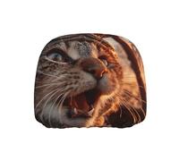 JZSTY Scared Kitten Car Headrest Cover 1 PCS Anti-Fouling Easy to Install Decorative for Most Cars