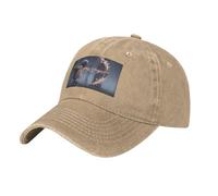 JZSTY Skeleton Archery Denim Baseball Cap Classic Comfort Breathable Light for Everyday Use and Outdoor Activities Navy Blue