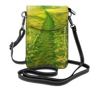 JZSTY Versatile Cell Phone Purse Crossbody Stylish Unique Grassland paths Prints for Travel and Daily Use