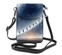 JZSTY Versatile Cell Phone Purse Crossbody Stylish Unique Starry Voyage Prints for Travel and Daily Use