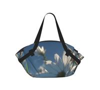 JZSTY Wildflower Joy Foldable Camping Bag for Outdoor Picnic Beach Use Comfortable Light Thick Sturdy Durable