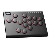 JZW-Shop All Metal Arcade Stick M16, All-Button Arcade Controller for Switch, PC, PS4, PS3, Steam Deck, Arcade Fight Stick Joystick with Turbo & Custom RGB, Supports Hot-Swap & SOCD