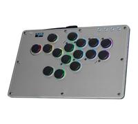 JZW-Shop Haute42 Arcade Stick T16-30th, All-Button Arcade Controller for Switch/PC/PS4/PS3 /Steam Deck, Slim Arcade Fight Stick Game Keyboard with Turbo & Custom RGB, Supports Hot-Swap & SOCD (T16