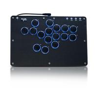 JZW-Shop Haute42 Arcade Stick T16-texture, All-Button Arcade Controller for Switch/PC/PS4/PS3 /Steam Deck, Slim Arcade Fight Stick Game Keyboard with Turbo & Custom RGB, Supports Hot-Swap & SOCD