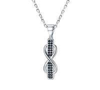 JZWCHQ 100% 925 Sterling Silver Fine Cross Jewelry Engagement Necklaces For Women Wedding Pendants