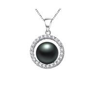 JZWCHQ 100% natural freshwater pendant for women 925 zircon necklace fine jewelry Made in China