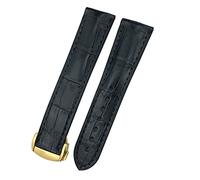 JZWCHQ 18mm 19mm 20mm 21mm 22mm Crocodile Watch Band for 300 DE VILLE AT150
