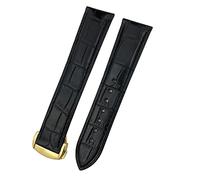 JZWCHQ 18mm 19mm 20mm 21mm 22mm Crocodile Watch Band for 300 DE VILLE AT150